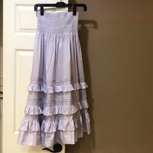 Purple Rebecca Taylor ruffle skirt